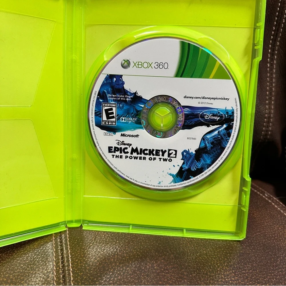 Disney Epic Mickey Mouse 2: The‎ Power of Two (Xbox 360, 2012)